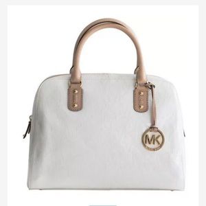 White Michael Kors Tote